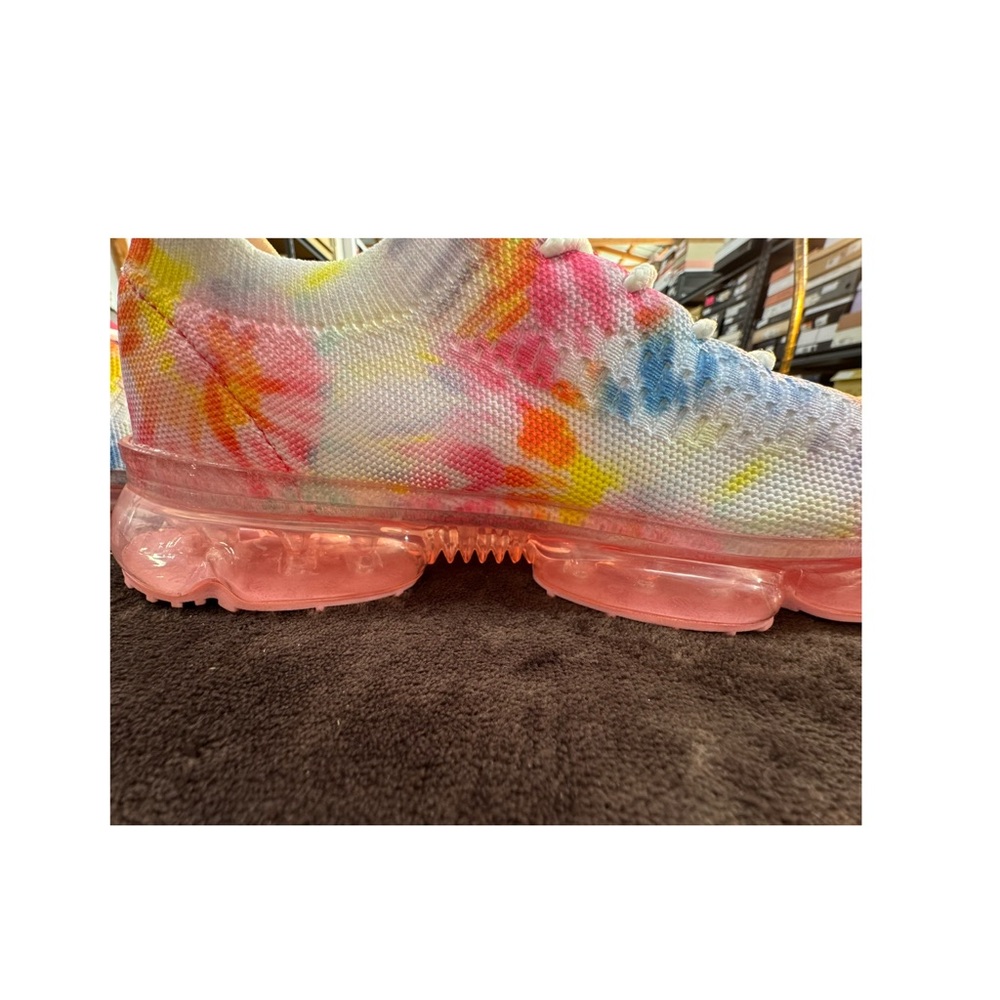 La Sheelah colorful Sneakers with Clear Pink Soles - Picture 9 of 10